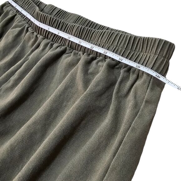 PrettyLittleThing Khaki Wide Leg Cargo Pants - Picture 7 of 9